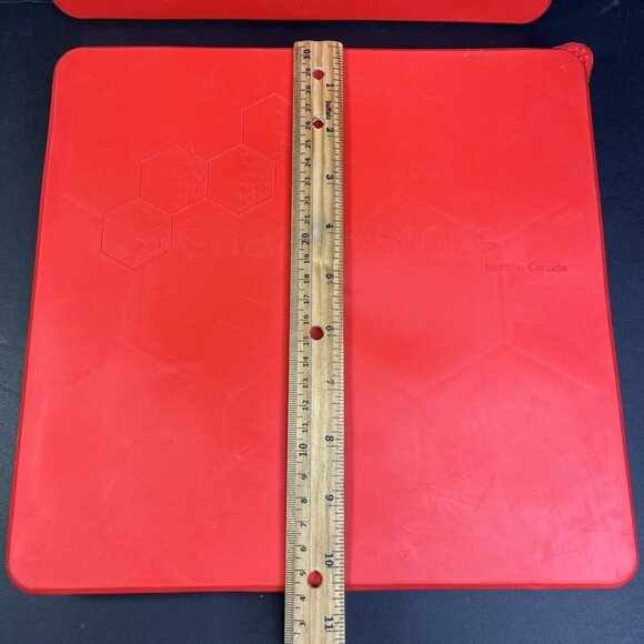 Burger Master Shape + Store Silicone Food Storage Set Of 2 Refrigerate Freeze CA - Picture 8 of 13